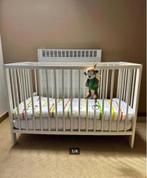 Houten babybed + matras + dekbed + laken, Kinderen en Baby's, Babywiegjes en Ledikanten, Ophalen, Gebruikt, Reisbedje