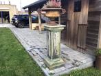 Mooie betonnen staander +vaas, Ophalen, Gebruikt, Overige materialen
