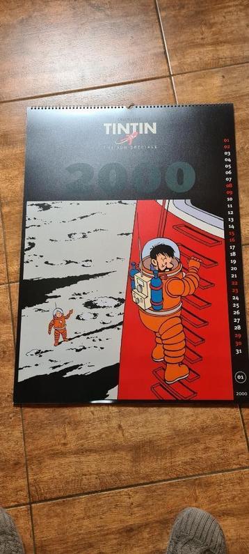 Calendrier mural tintin de collection