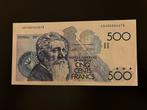 500 francs Meunier - erg mooi - aUNC, Postzegels en Munten, Bankbiljetten | België, Ophalen of Verzenden, Los biljet