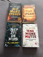 4 boeken van M.J. Arlidge - 10€ per boek, Enlèvement ou Envoi