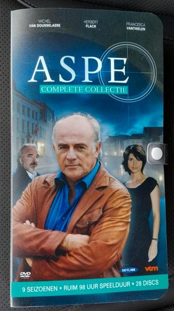 Aspe, 9 seizoenen op 28 dvd's in 1 map