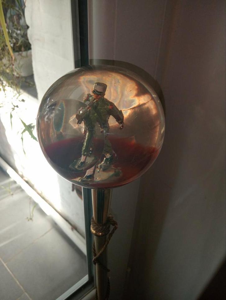 Stokstok/stoktrommel Major/Legion, Diversen, Wandelstokken, Ophalen of Verzenden