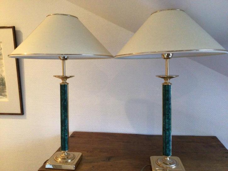 Paire de lampes vintages, Huis en Inrichting, Lampen | Tafellampen, Ophalen