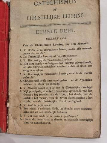 Catechismus. 90 jaar oud. beschikbaar voor biedingen