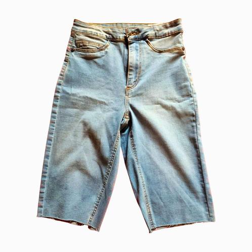 Bermuda en denim bleu Noisy May T.36-38 – coupe slim, taille, Kleding | Dames, Spijkerbroeken en Jeans, Nieuw, Overige jeansmaten