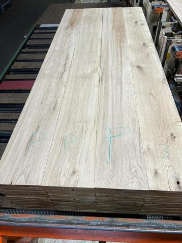 Eiken planken te koop. Jumbo boards. 318x25 mm voorgeschaafd