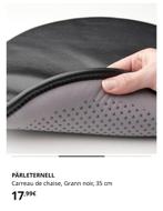 6 galettes noires, effet cuir, achetées 108€, vendues 60€, Maison & Meubles, Chaises, Enlèvement, Comme neuf, Noir, Autres matériaux