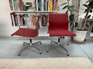 Magnifique ensemble Eames EA108 - Herman Miller, Enlèvement, Comme neuf, Rouge, Chaise de bureau