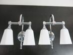 2 appliques murales  pour salle de bain BAINWAT, Enlèvement ou Envoi, Utilisé, Verre