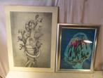 4 Mooi abstracte Kunstwerken - allerlei, Huis en Inrichting, Ophalen of Verzenden, Oorspronkelijke maker