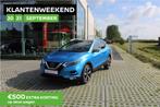 Nissan QASHQAI Tekna DIG-T 115 + Glassroof (bj 2018), Gebruikt, Leder, Bedrijf, Handgeschakeld
