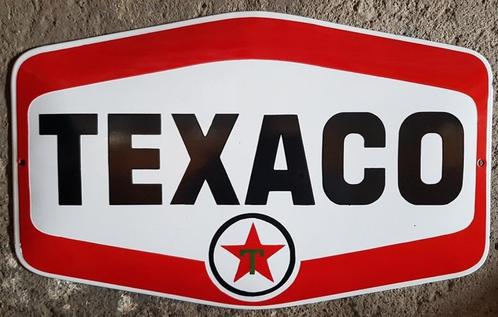 Texaco emaillen reclame bord garage showroom filmset borden, Verzamelen, Merken en Reclamevoorwerpen, Zo goed als nieuw, Reclamebord