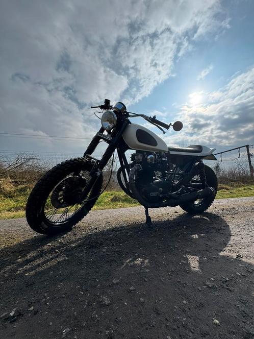 Yamaha XS650 scrambler-cafe racer te koop met keuring, Motoren, Motoren | Yamaha, Particulier, Overig, meer dan 35 kW, 2 cilinders