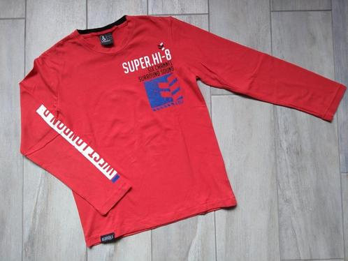 ★ M128 - Longsleeve Red & Blu, Kinderen en Baby's, Kinderkleding | Maat 128, Zo goed als nieuw, Jongen, Shirt of Longsleeve, Ophalen of Verzenden