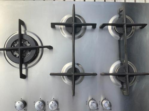 AEG gaskookplaat inbouw HG 955520 UM, Elektronische apparatuur, Kookplaten, Gebruikt, Inbouw, Gas, 5 kookzones of meer, Energieklasse A of zuiniger