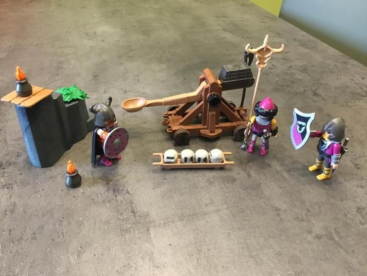 Playmobil 4438 Barbares catapulte (complet), Kinderen en Baby's, Speelgoed | Playmobil, Gebruikt, Complete set, Ophalen of Verzenden