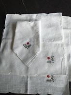 Set van 11 nieuwe stoffen servetten., Ophalen of Verzenden, Nieuw, Wit