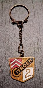 Ancien porte-clés en cuivre Citroen avec Saint Christophe, Collections, Enlèvement ou Envoi