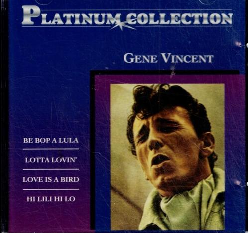 cd    /   Gene Vincent – Platinum Collection, Cd's en Dvd's, Cd's | Overige Cd's, Ophalen of Verzenden