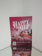 TML Harde plastic Poster de  'Happy to help' info/helpdesk, Ophalen of Verzenden, Zo goed als nieuw
