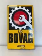 BOVAG Enseigne publicitaire émaillée pour voiture, Utilisé, Enlèvement ou Envoi, Panneau publicitaire