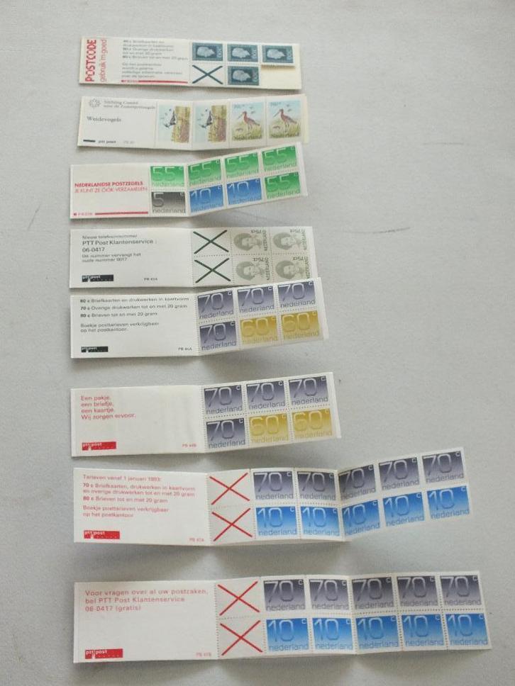Nederland acht boekjes postfris **, Postzegels en Munten, Postzegels | Nederland, Postfris, Na 1940, Ophalen of Verzenden