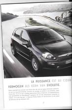 FIAT PUNTO EVO 2011, Boeken, Auto's | Folders en Tijdschriften, Ophalen of Verzenden, Zo goed als nieuw, Overige merken