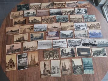 lot 50 postkaarten België - lot 50 cartes postales Belgique beschikbaar voor biedingen