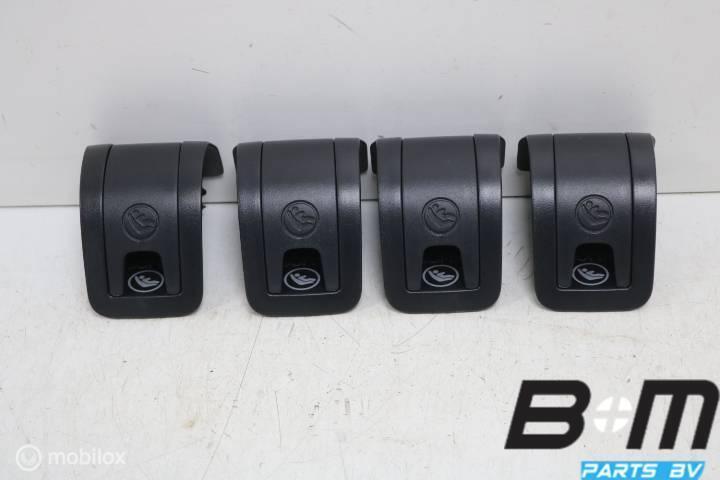 Set isofix afdekkappen VW Golf 7 FL 5G0887233, Auto-onderdelen, Interieur en Bekleding, Gebruikt