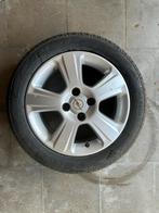 Opel Corsa - Astra C velgen met zomerbanden 185/55 R15 82V, Auto-onderdelen, Banden en Velgen, Ophalen, Gebruikt, 15 inch, Banden en Velgen