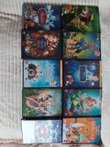 Lot de 8 DVD Disney classique - en parfait état,peu utilisé