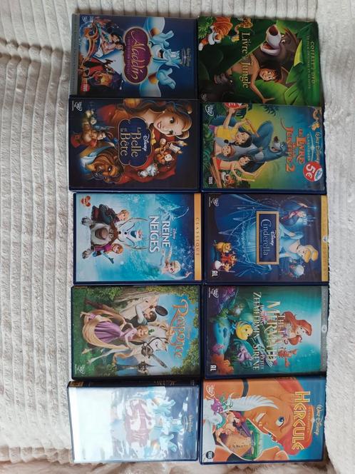 Lot de 8 DVD Disney classique - en parfait état,peu utilisé, Cd's en Dvd's, Dvd's | Tekenfilms en Animatie, Zo goed als nieuw