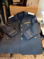 Veste officier  aviation  belge tbe +,barrette, Collections, Enlèvement ou Envoi