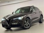 Alfa Romeo Stelvio 2.2 JTD AT8 SPORT TO PANO GPS CAMERA CUIR, Automaat, Gebruikt, 4 cilinders, Bruin