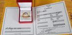 Belle bague unisexe en or massif 18 carats avec diamant véri, Femme ou Homme, Or, Enlèvement ou Envoi, Neuf