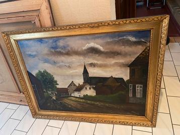 Groot schilderij beschikbaar voor biedingen