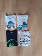 3 t-shirts Quiksilver 10 jaar, Kinderen en Baby's, Kinderkleding | Maat 140, Jongen, Quiksilver, Gebruikt, Ophalen of Verzenden