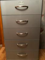 Zilverkleur 5 ladenkast, Huis en Inrichting, Ophalen, Zo goed als nieuw