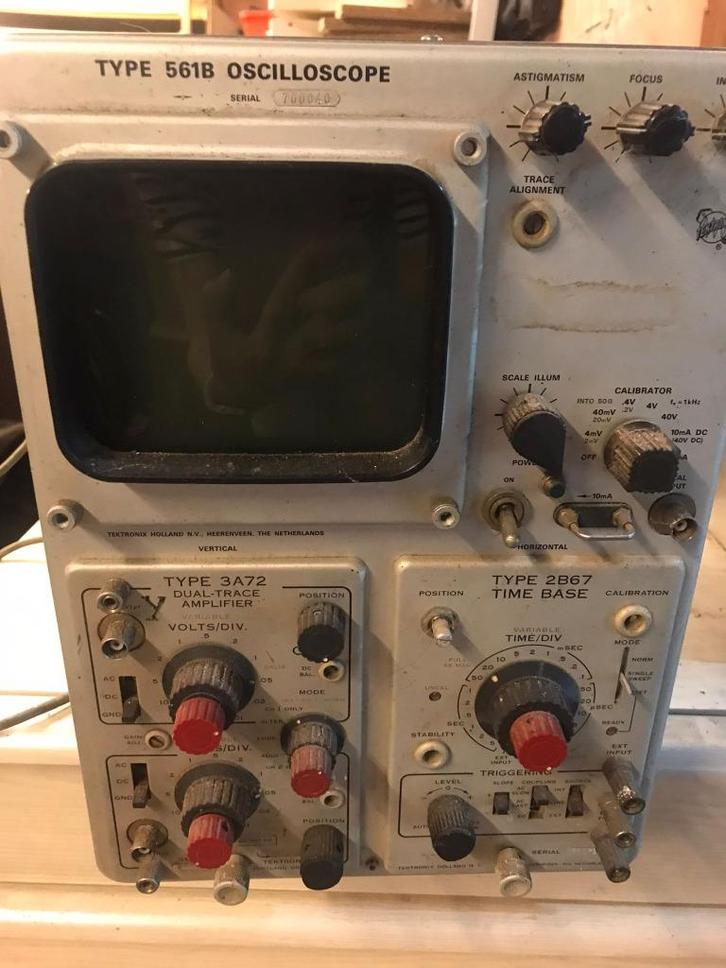 Tektronix 561B oscilloscoop, Doe-het-zelf en Bouw, Meetapparatuur, Gebruikt, Elektriciteit, Ophalen
