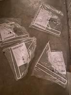 Consoles pour etageres , tringles blanches, Enlèvement, Neuf