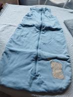 Slaapzakjes blauw en grijs 6 m-18 m +hoeslakentjes bedje, Ophalen, Zo goed als nieuw, 85 tot 100 cm, Slaapzak