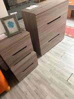 Kast bruin commodes schuif 1 groot 2 klein 50 euro !!!, Ophalen, Zo goed als nieuw