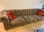 Chesterfield - 4zit. Goede staat!! Afm&prijs aankoop I foto, Huis en Inrichting, Zetels | Zetels en Chaises Longues, Ophalen, Zo goed als nieuw