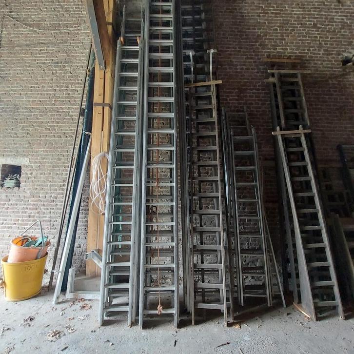 Echelles métalliques professionnelles, Bricolage & Construction, Échelles & Escaliers, Utilisé, Échelle, Enlèvement