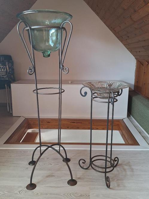 smeedijzeren plantenhouders, Antiek en Kunst, Curiosa en Brocante, Ophalen