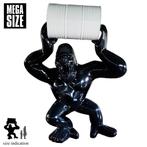 MEGA gorilla - kunstbeeld (2.5 meter hoog), Tuin en Terras, Tuinbeelden, Verzenden, Nieuw, Kunststof, Dierenbeeld