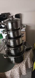 Kookpotten, Ophalen, Inox, Gebruikt, Inductieplaat