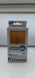 HO Viessmann Mijnwerker/Arbeider met walkietalkie, Hobby en Vrije tijd, Overige merken, Gelijkstroom, Brug, Tunnel of Gebouw, Nieuw