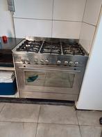 Delonhgi gasfornuis met elektrisch oven 90 cm, Ophalen, Gebruikt, Gas